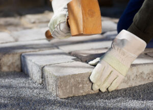 installing pavers