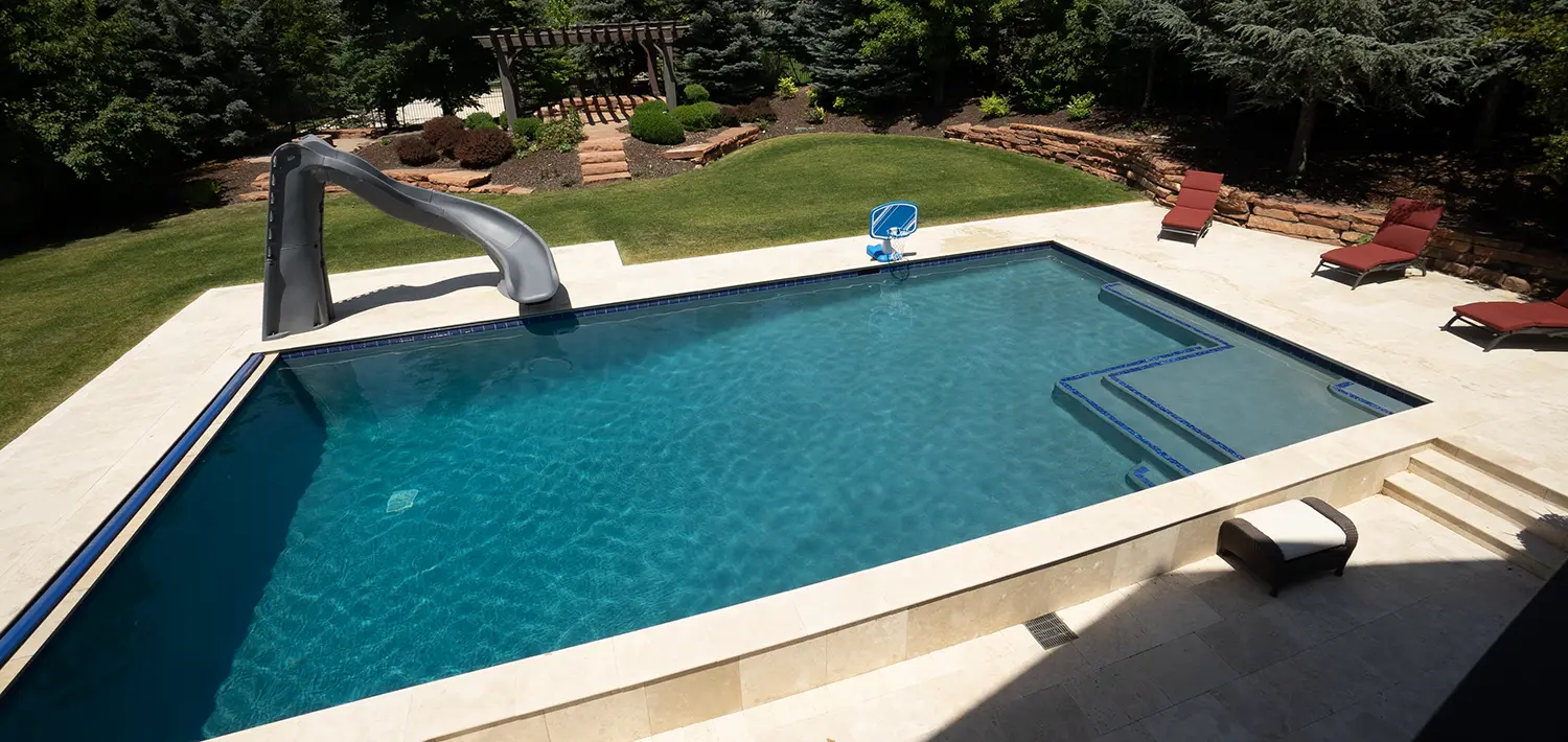 Swimming pool landscaping